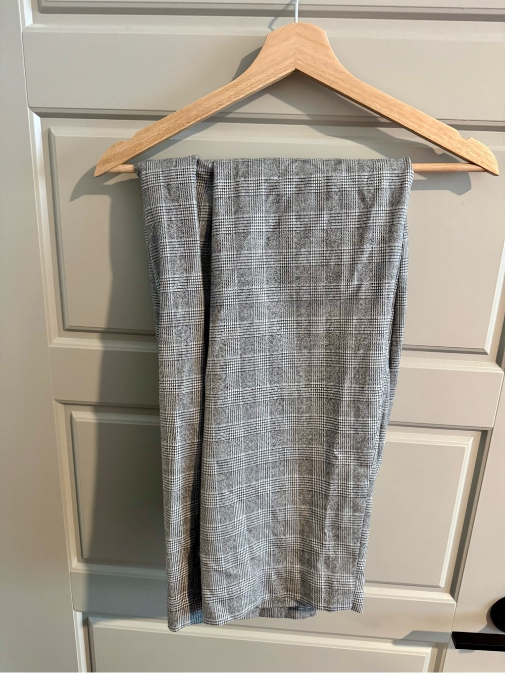 A New Day Plus Size Checkered Gray Dress Pants